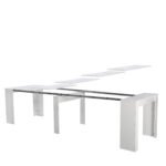 TAVOLO CONSOLLE ARTIC FINITURA BIANCO FRASSINO - Image 2