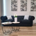 SET TAVOLINI HEXAGON ROVERE/NERO