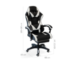 SEDIA GAMING OMEGA BIANCA/NERA - immagine 3