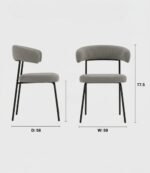 POLTRONA MEGAN CENERE - immagine 5