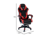 SEDIA GAMING OMEGA ROSSA/NERA - immagine 3