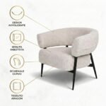 POLTRONA ODEON SABBIA - immagine 6