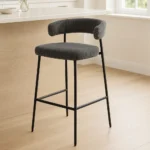 SGABELLO MEGAN CENERE - immagine 2