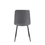 SEDIA NEW POINT IN VELLUTO CENERE - immagine 2